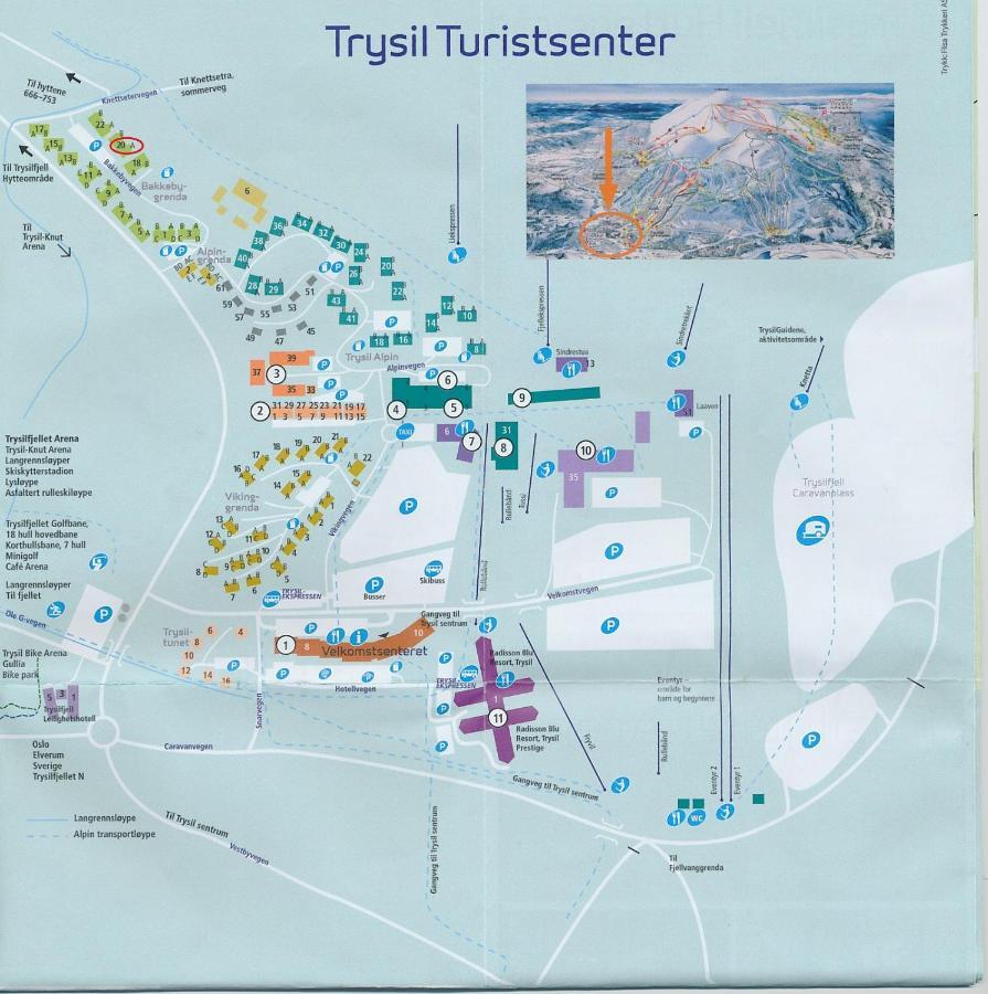 Bakkebyvegen 20A Villa Trysil Luaran gambar